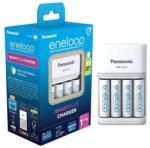 Panasonic Încărcător Panasonic Smartplus + 4 baterii reîncărcabile AA ENELOOP de 2000 mAh (K-KJ55MCD40E) Baterie reincarcabila
