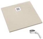 Schedpol Kalait Cashmere Stone cădiță de duș pătrată 100x100 cm bej 3.3202/PK/ST-M2 (33202PKSTM2)