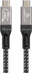 Gembird Cablu de date Gembird USB-C negru de 50 cm (CCBP-USB4-CMCM240-0.5M) (CCBP-USB4-CMCM240-0.5M)