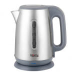 Voltz Cana electrica Oliver Voltz OV51230AC, 2200 W, 1, 8 l, Baza rotativa la 360°, Carcasa din otel inoxidabil, Argintiu (OV51230AC) Fierbator