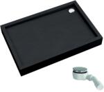 Schedline Favory Plus Black Stone cădiță de duș dreptunghiulară 120x80 cm negru 3ST. F1P-80120/C/ST (3STF1P80120CST)
