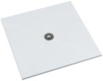 Schedpol De Luxe cădiță de duș pătrată 100x100 cm alb 3.042 (3042)