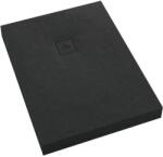 Schedline Nonlimits Black Stone cădiță de duș dreptunghiulară 90x80 cm negru 3ST. N1P-8090/C/ST-M1/C/ST (3STN1P8090CSTM1CST)