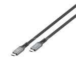 Gembird Cablu de date Gembird negru de 240 W, USB-C, 30 cm (CCBP-USB4-CMCM240-0.3M) (CCBP-USB4-CMCM240-0.3M)
