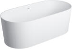 Omnires Ovo M+ cadă freestanding 160x75 cm ovală alb OVO160WWZPBM (OVO160WWZPBM)