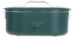 Adler Електрическа кутия за обяд Adler AD-4522, 800 ml, До 70°C, Стоманен съд за храна, 5L термо чанта - Зелен (AD-4522) - potrebno