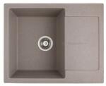 Inter Ceramic Chiuveta compozit Inter Ceramic finisaj granit nisip 62x50 cm cu picurator (8220SAND) Chiuveta