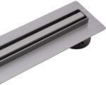BALNEO Set rigola dus plus capac Balneo Slim & Low ProLine finisaj Gun Metal 70 cm (A0401100201-2)