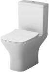 AM.PM Set vas WC pe pardoseala AM. PM Gem FlashClean cu capac softclose alb lucios si rezervor aparent (CGA8601SC)