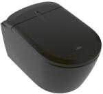 Villeroy & Boch Set vas WC suspendat Villeroy&Boch Supreo Select rimless cu functie de bideu electric si capac softclose negru mat (V16EN3R7)