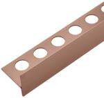 BALNEO Profil inclinat stanga pentru podea Balneo Floor Strips 170 cm finisaj cupru periat (D0101040210-2)