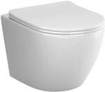 AM.PM Set vas WC suspendat AM. PM Like AquaSpin rimless cu capac softclose alb lucios (C801900SC)