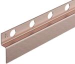 BALNEO Profil inclinat dreapta pentru perete Balneo Floor Strips 170 cm finisaj cupru periat (D0101040101-2)