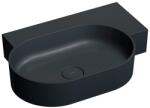 Omnires Lavoar suspendat Omnires Ovo M+ finisaj negru lava mat 64.5 cm dreapta (OVO645UWPBLV) - neakaisa