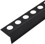 BALNEO Profil inclinat dreapta pentru podea Balneo Floor Strips 170 cm finisaj negru mat (D0101020110-2)