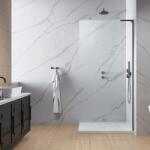 Radaway Paravan de dus tip Walk-in Radaway Modo SL II GunMetal periat-transparent 120 cm sticla securizata 8 mm dreapta (10319124-92-01R)
