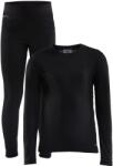 Craft Set lenjerie termică pentru copii Core Warm Baselayer Junior Black 158 cm