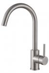 Inter Ceramic Baterie bucatarie cu pipa inalta Inter Ceramic Tempico finisaj crom satinat (7107011 7313)