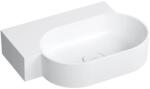 Omnires Lavoar suspendat Omnires Ovo M+ finisaj alb mat 55.5 cm stanga (OVO555UWLBM)