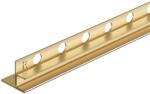 BALNEO Profil inclinat dreapta pentru sticla Balneo Floor Strips 120 cm finisaj auriu periat (D0101030102-1)