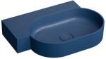 Omnires Lavoar suspendat Omnires Ovo M+ finisaj albastru inchis mat 64.5 cm stanga (OVO645UWLMB) - neakaisa