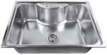 Inter Ceramic Chiuveta inox Inter Ceramic Alpaca cu o cuva inox 65x45 cm (6546 / 6545) Chiuveta