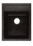 Inter Ceramic Chiuveta compozit Inter Ceramic finisaj granit negru 40x50 cm (4050BLACK) Chiuveta