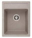 Inter Ceramic Chiuveta compozit Inter Ceramic finisaj granit gri nisip 40x50 cm (4050SAND) Chiuveta