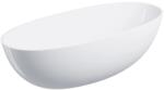 Omnires Cada freestanding compozit Omnires Shell M+ finisaj alb lucios 175x78 cm (SHELL175WWBP)