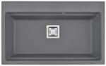 Inter Ceramic Chiuveta compozit Inter Ceramic finisaj granit gri 78x48 cm (8213 GRAY) Chiuveta