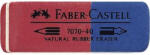 Faber-Castell Faber-Castell: Kaucsuk radír kék/piros ceruzához és tollhoz (7070-40) - jatekshop