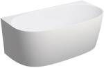 Omnires Cada freestanding compozit Omnires Valencia M+ BTW finisaj alb mat 148x77 cm (VALENCIA148SWPBM)