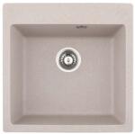 Inter Ceramic Chiuveta compozit Inter Ceramic finisaj granit gri nisip 50x50 cm (5050 SAND) Chiuveta
