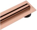 BALNEO Set rigola dus plus capac Balneo Slim & Low ProLine finisaj cupru lucios 70 cm (A0401090201-2)