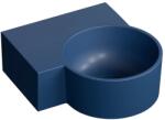 Omnires Lavoar suspendat Omnires Ovo M+ finisaj albastru inchis mat 33.5 cm stanga (OVO335UWLMB) - neakaisa