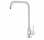 Inter Ceramic Baterie bucatarie monocomanda Inter Ceramic finisaj alb-granit mat (7107005 WHITE)