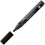 Faber-Castell Faber-Castell: Permanent Marker fekete alkoholos filctoll vágott heggyel (153199)