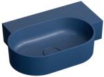 Omnires Lavoar suspendat Omnires Ovo M+ finisaj albastru inchis mat 55.5 cm dreapta (OVO555UWPMB)