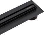 BALNEO Set rigola dus plus capac Balneo Slim & Low ProLine finisaj negru mat 70 cm (A0401020201-2)