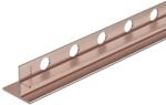 BALNEO Profil inclinat stanga pentru sticla Balneo Floor Strips 120 cm finisaj cupru periat (D0101040202-1)