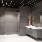 Radaway Paravan de dus tip Walk-in Radaway Modo SL II crom lucios-transparent 90 cm sticla securizata 8 mm dreapta (10319094-01-01R)