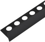 BALNEO Profil inclinat stanga pentru podea Balneo Floor Strips 170 cm finisaj negru mat (D0101020210-2)