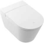 Villeroy & Boch Set vas WC suspendat Villeroy&Boch Tivo rimless cu functie de bideu electric si capac softclose alb alpin (V22EM101)