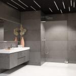 Radaway Paravan de dus tip Walk-in Radaway Modo SL II crom lucios-transparent 110 cm sticla securizata 8 mm stanga (10319114-01-01L)