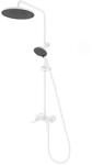 FDesign Coloana de dus cu baterie monocomanda FDesign Zaffiro finisaj alb mat (FD1-ZFR-7USET1-33)