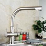 Inter Ceramic Baterie bucatarie compatibila cu sistem filtrare apa Inter Ceramic finisaj crom lucios (7106146 7119)
