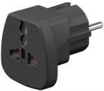 Goobay Set 2 x Adaptor Priza, Universal World - EU, Goobay (TIV-2xADAPT-PLUG-UNIV/EU/BK-GBAY)