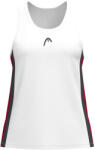 Head Maiou pentru fete CLUB 25 Tank Top Girls Red/White 140 cm
