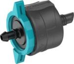 GARDENA Micro-Drip-System állítható végcseppentőfej 1-8 l/h, nyomáskompenzáló (fekete/türkiz, 5 db, 2023-as modell) (13304-20) (13304-20)