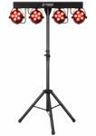 Thunder Germany PARTYBAR808 2×1 LED ball + 2×1 LED Beam + 2×4 LED Wash robotlámpa fényeffekt szett - mkaudio